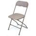 McCourt Manufacturing Series 5 Folding Chair Plastic/Resin/Metal in White | 38.5 H x 17.75 W x 18 D in | Wayfair 65000