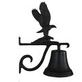 Montague Metal Products Inc. Cast Eagle Bell Metal in Black | 18 H x 12.5 W x 7.75 D in | Wayfair CB-1-72-SB