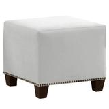 Skyline Furniture 18.5" Wide Square Cube Ottoman in Brown | 16 H x 18.5 W x 18.5 D in | Wayfair 57-2NB_BRVLVWHT