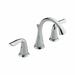 Delta Lahara Widespread Bathroom Faucet 3 Hole, 2-handle Bathroom Sink Faucet w/ Drain Assembly in Gray | 15.98 W in | Wayfair 3538-MPU-DST