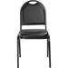 National Public Seating Banquet Chair w/ Cushion Vinyl in Black, Size 34.0 H x 17.0 W x 21.0 D in | Wayfair 9210-BT