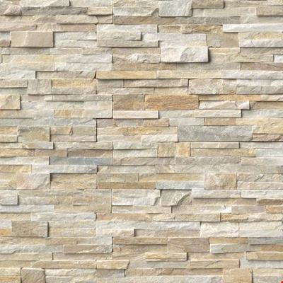MS International Golden Honey Ledger Panel 6" x 24" Natural Slate Wall