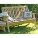 Creekvine Designs Cedar Benches Garden Outdoor Bench Wood/Natural Hardwoods in Brown | 33 H x 24 W x 23 D in | Wayfair WF2EGBCVD-CS