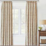 Eastern Accents Brookfield Cotton Blend Damask Room Darkening Thermal Rod pocket Curtain Panel Metal | 108 H in | Wayfair CUC-13D