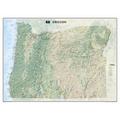 National Geographic Maps Oregon State Wall Map in Blue | 30 H x 40 W x 0.25 D in | Wayfair RE01020407