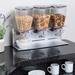 Honey Can Do Triple Dry Food Cereal Dispenser Plastic/Metal in Gray | 14 H x 22 W x 4.5 D in | Wayfair KCH-06151