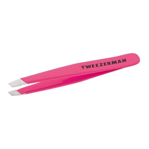 Tweezerman - Mini Slant Tweezer - Schräg Mini , Neon Pink Pinzette 1 ct