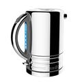 Dualit Architect Kettle | 1.5 Litre 2.3 KW Stainless Steel Kettle With Grey Trim | Rapid Boil and Patented Pure Pour Non-Drip Spout | Measuring Window with Cup Level Indicators