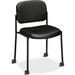 HON Armless High-Back Stackable Chair Metal/Fabric in Black | 32.75 H x 21.25 W x 21 D in | Wayfair HVL606.SB11