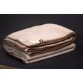 Merino Wool LUXURY PURE CAMEL BEIGE SOFA BED KING BLANKET THROW KING SIZE BLANKET 200 x 200 cm NEW. BEIGE BLANKET NATURAL PRODUCT. PERFECT FOR GIFT !