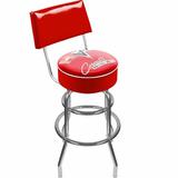 Trademark Global Swivel 31" Bar Stool Upholste/Metal in Red | 41.75 H x 20 W x 20 D in | Wayfair GM1100R-C2-COR