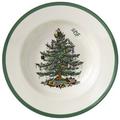 Spode Christmas Tree Rimmed Soup Bowls 23cm (Set of 4)