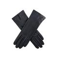 Dents Felicity Women's Silk Lined Leather Gloves NAVY 7