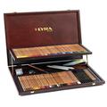 LYRA Rembrandt Polycolor, Fine Art Coloured Pencils, 106 Pieces Wooden Box Set, 78 Assorted Colours, 22 Sketching & Graphite Pencils and Accessories, Ideal for Professionals & Students