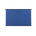 Bi-Office Notice Board Maya, Blue Felt, Aluminium Frame, 240 x 120 cm