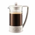 BODUM Brazil 8 Cup French Press Coffee Maker, Off White, 1.0 l, 34 oz