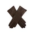 Dents Felicity Women's Silk Lined Leather Gloves MOCCA 7.5