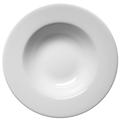 Genware Royal Soup Plates 23cm - Pack of 6 | White Plates, Porcelain Plates - Soup Bowls, Pasta Bowls