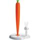 Alessi Bunny and Carrot Kitchen Roll Holder, Tall, White