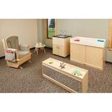 Jonti-Craft® Changing Table Dresser w/ Pad Wood in Brown/Yellow | 38 H x 48.5 W x 23.5 D in | Wayfair 5114JC