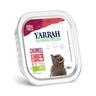 12x100g Organic Chicken & Organic Beef Chunks Yarrah Organic Wet Cat Food