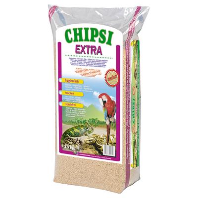 15 kg Chipsi Extra Buchenholzspäne mit Medium-Körnung für Kleintiere