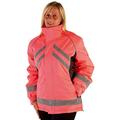 HyVIZ Waterproof Riding Jacket (X Small, Pink/Black)