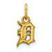 Women's Detroit Tigers 14k Yellow Gold Extra Small Pendant