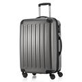 HAUPTSTADTKOFFER Alex - Mittelgroßer Hartschalenkoffer, TSA, 4 Rollen, Koffer, Trolley, Rollkoffer, Reisekoffer, Volumenerweiterung, 65 cm, 74 Liter, Titan