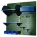 Wall Control Hobby Craft Pegboard Organizer Storage Kit, Metal in Green/Blue | 32 H x 32 W x 9 D in | Wayfair 30-CC-200 GNBU