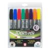 Sakura Identi-Pen Permanent Marker Set Dual-tip Assorted Colors 8-piece (44162)