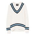 GUNN & MOORE Cricket Pullover, Marineblau/Himmelblau, M