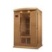 Dynamic Infrared Maxxus 2 Person FAR Infrared Sauna, Ceramic in Brown | 75 H x 42 W x 50 D in | Wayfair MX-K206-01