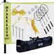 Park & Sun Sports Portable Indoor/Outdoor Badminton Net System with Carrying Bag and Accessories: Professional Series