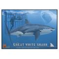 Pegasus Hobbies 1:18 Scale Great White Shark with Diver and Cage