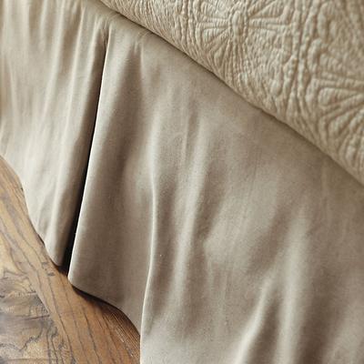 Tailored Bedskirt - Natural Linen, Queen - Ballard Designs