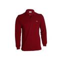 Lacoste Men's L1312 Long-Sleeve Polo Shirt,Red (Bordeaux 476),4XL (Manufacturer Size: 9)