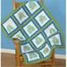 Frogs Themed Stamped White Quilt Blocks 9 x 9