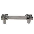Vicenza Designs Medici 3" Center to Center Bar/Handle Pull Metal in Gray | 0.75 W in | Wayfair K1133-AN