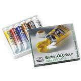 Winsor & Newton Introductory Oil Paint Set includes 6 21mL tubes