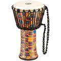 Meinl Percussion 20cm Rope Tuned Travel Series Djembe Trommel - mit Ziegenfell - Musikinstrument für Kinder und Erwachsene - Kenyan Quilt (PADJ2-S-G)