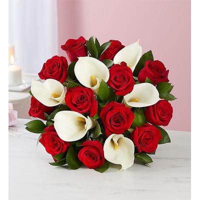 1-800-Flowers Flower Delivery Stunning Red Rose & Calla Lily Bouquet Only | Same Day Delivery Available