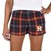 Women's Concepts Sport Navy/Orange Houston Astros Ultimate Flannel Shorts