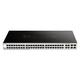 D-Link DGS-1210-52 52-Port Gigabit Smart Managed Switch, 48 x 1000Base-T, 4 x Combo, Enhanced L2 switching, L2+ Static Routing, Fanless