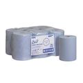 Scott, 6658, Slimroll Hand Towels , 1 Ply, Blue, 6 rolls x 165 m