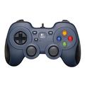 Logitech F310 Wired Gamepad, Controller Console Like Layout, 4 Switch D-Pad, 1.8-Meter Cord, PC - Grey/Blue