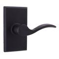 Weslock Carlow Passage Right Hand Door Lever, Metal in Black | 5 H x 6 W x 2.5 D in | Wayfair R7300H2H2SL20