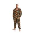 Camille Mens Soft Fleece Onesies S Green Camouflage