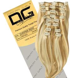 Dream Girl 18 inch Colour 27/613 Clip On Hair Extensions