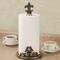 Fleur de Lis Paper Towel Holder Bronze , Bronze